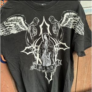 Men affliction style virgin mary y2k